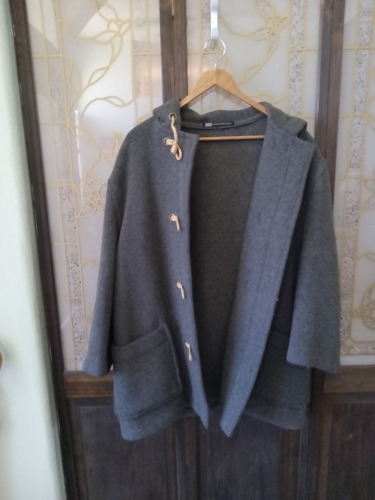 GLOVERALL Vintage Duffle Hoodie Unisex Jacket 32 in long