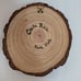 Original Art Painting on Wood Slice La Fortuna Volcano Luis Rojas Costa Rica