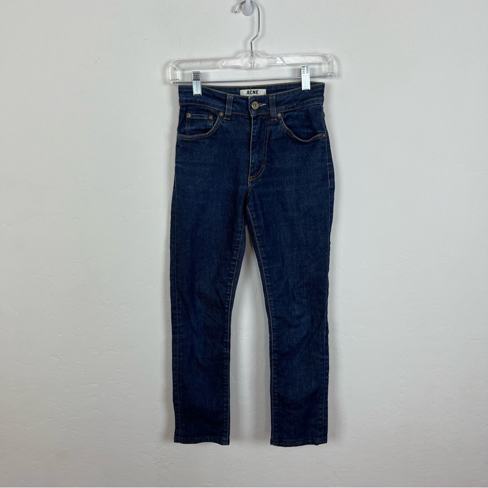 Acne Studios Needle Raw Skinny Jeans Size 25