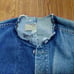 Bonum Reconstructed Remake Patchwork No-Collar Denim