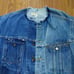 Bonum Reconstructed Remake Patchwork No-Collar Denim