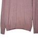 Turtleson Crossover V-Neck Merino Wool Linen Cotton Blend Sweater Orchid Size M