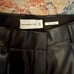 Abercrombie and Fitch, vegan leather wide leg pants size M