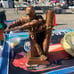 Vintage Norman Rockwell Copper Statue in excellent condition