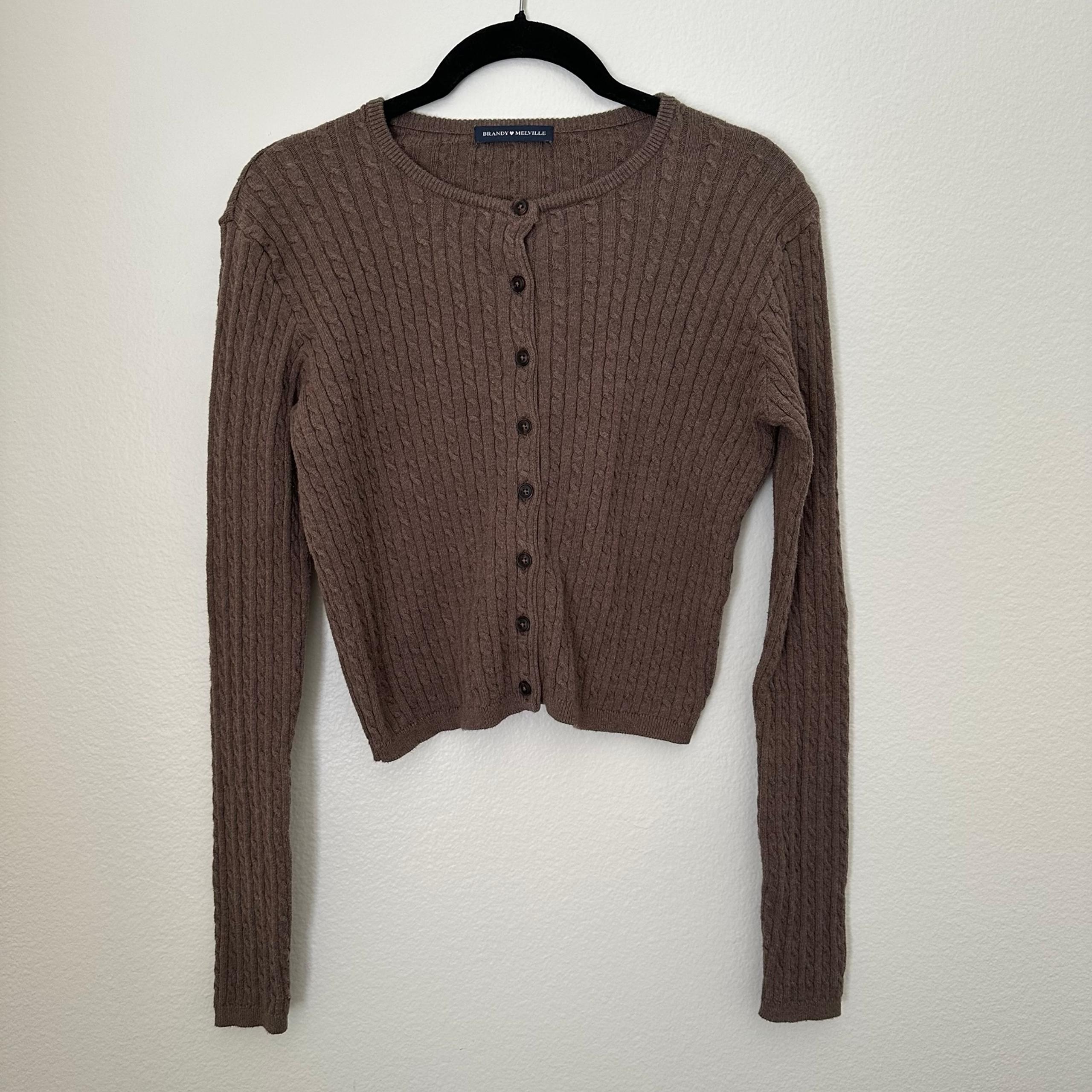 Brandy Melville Brown Cardigan