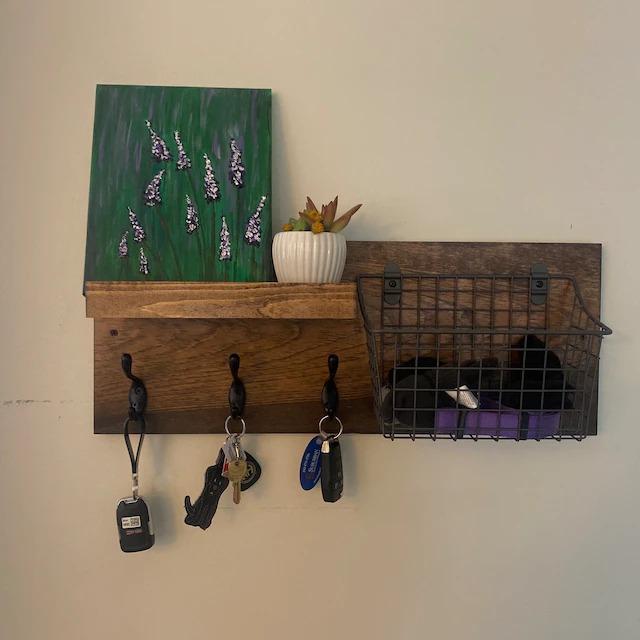 Hook wall hanging hanger basket hanger bracket storage