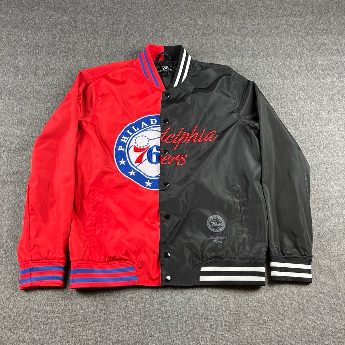Young And Reckless Philadelphia Sixers Jacket Vintage Mens Sz Medium