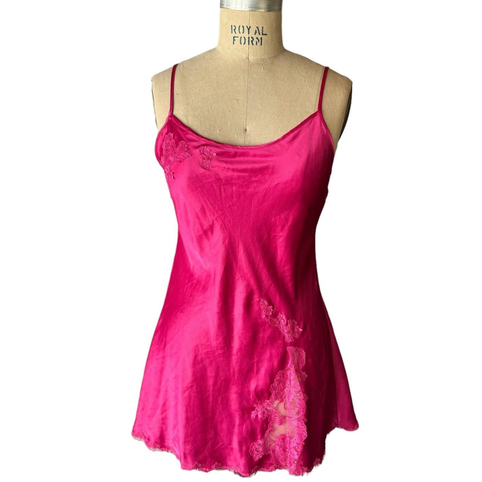 Vintage Victorias Secret Satin Madison Beer Slip Dress