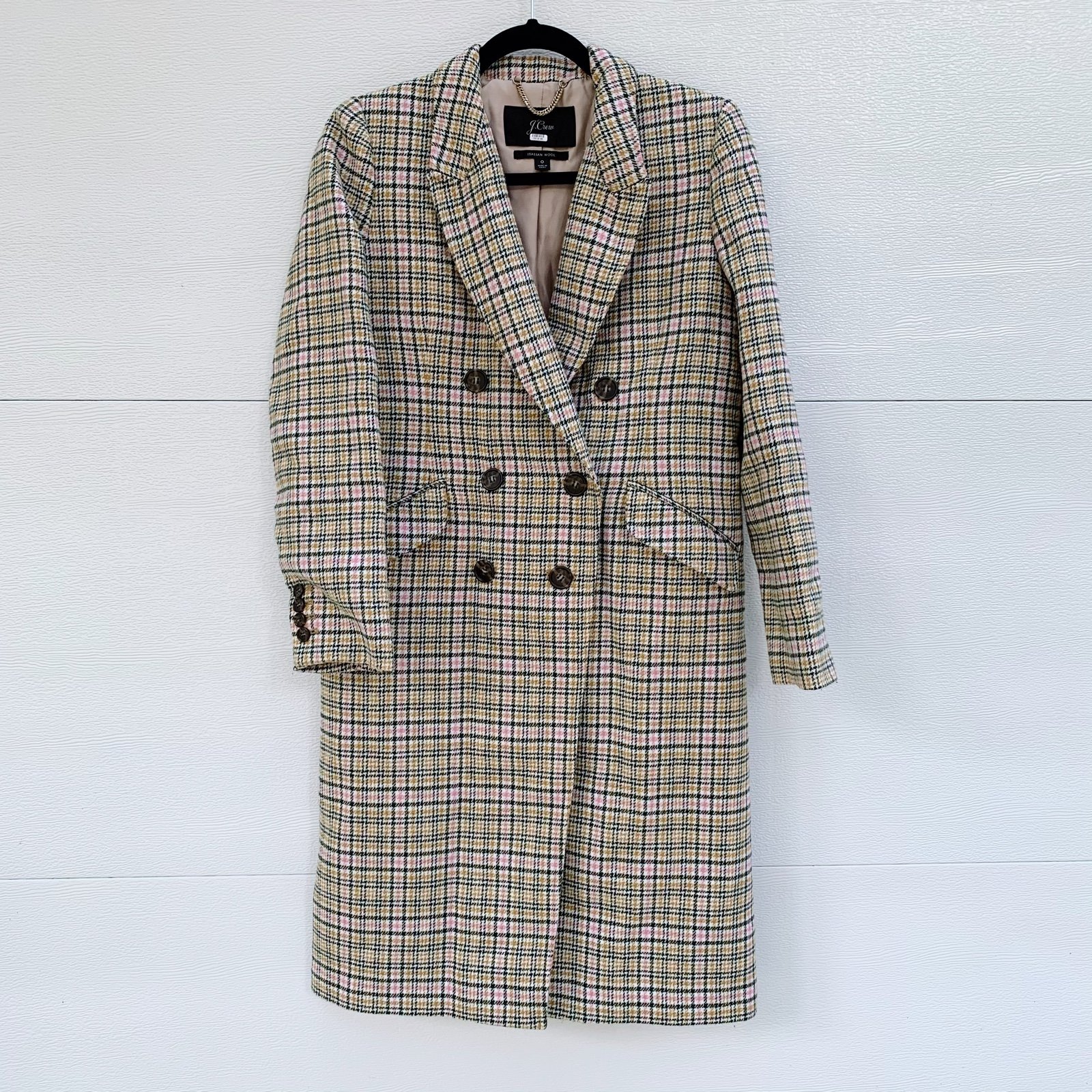 J. Crew Bonita Plaid Coat