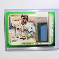Xander Bogaerts 2023 15/15 Jumbo Relic Collection Card Topps Definitive Coll.