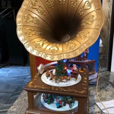 New sierra animated musical Christmas Gramophone santa sleigh reindeer