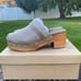 NWT/NIB Free People Women Calabasas Clogs Shoes in Washed Taupe (Size 9)