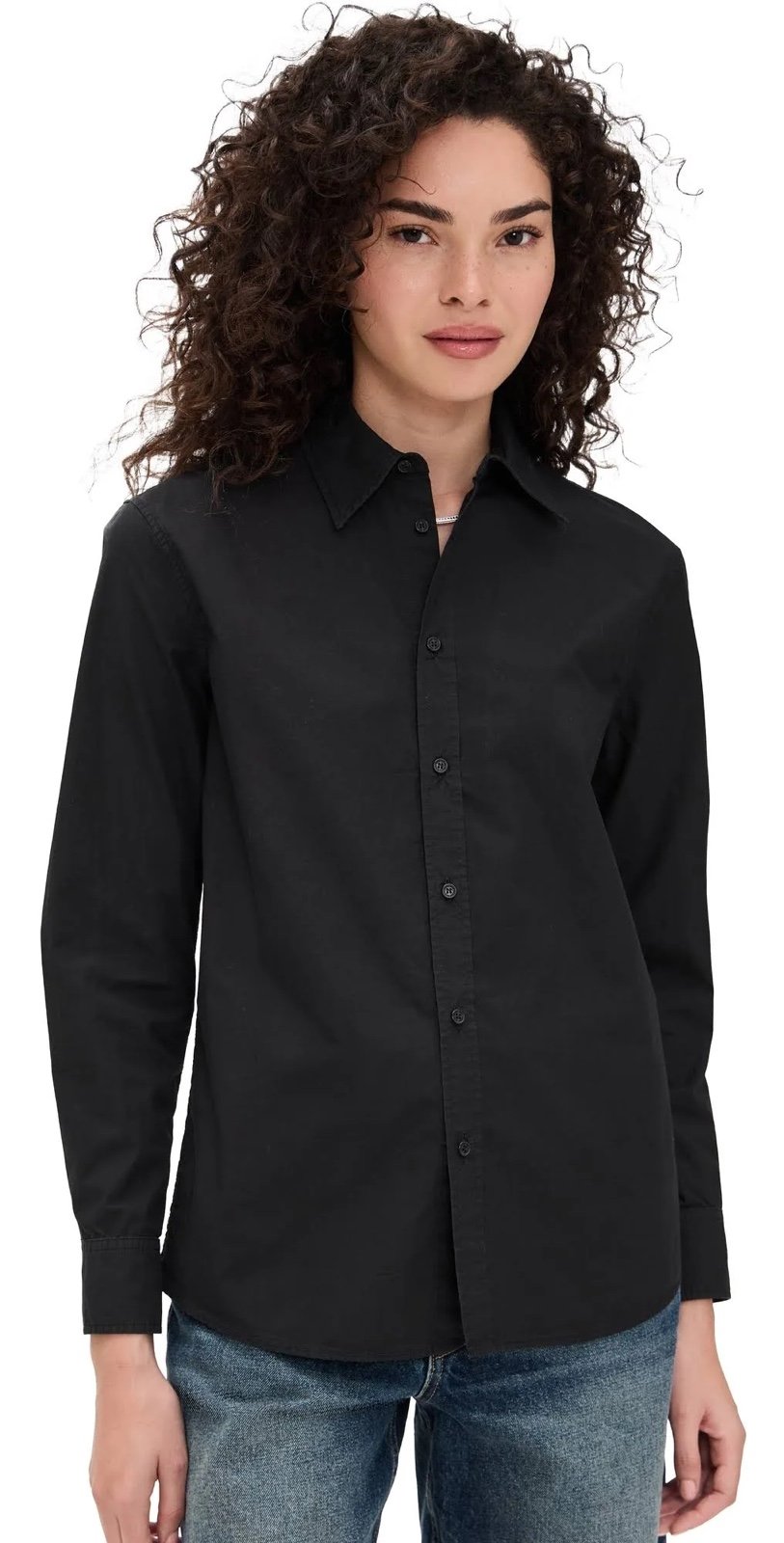 Nili Lotan Raphael Classic Shirt Black