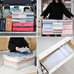 6 Pack Clothes Storage Bag 80L Clothing Storage Bags Organizer
