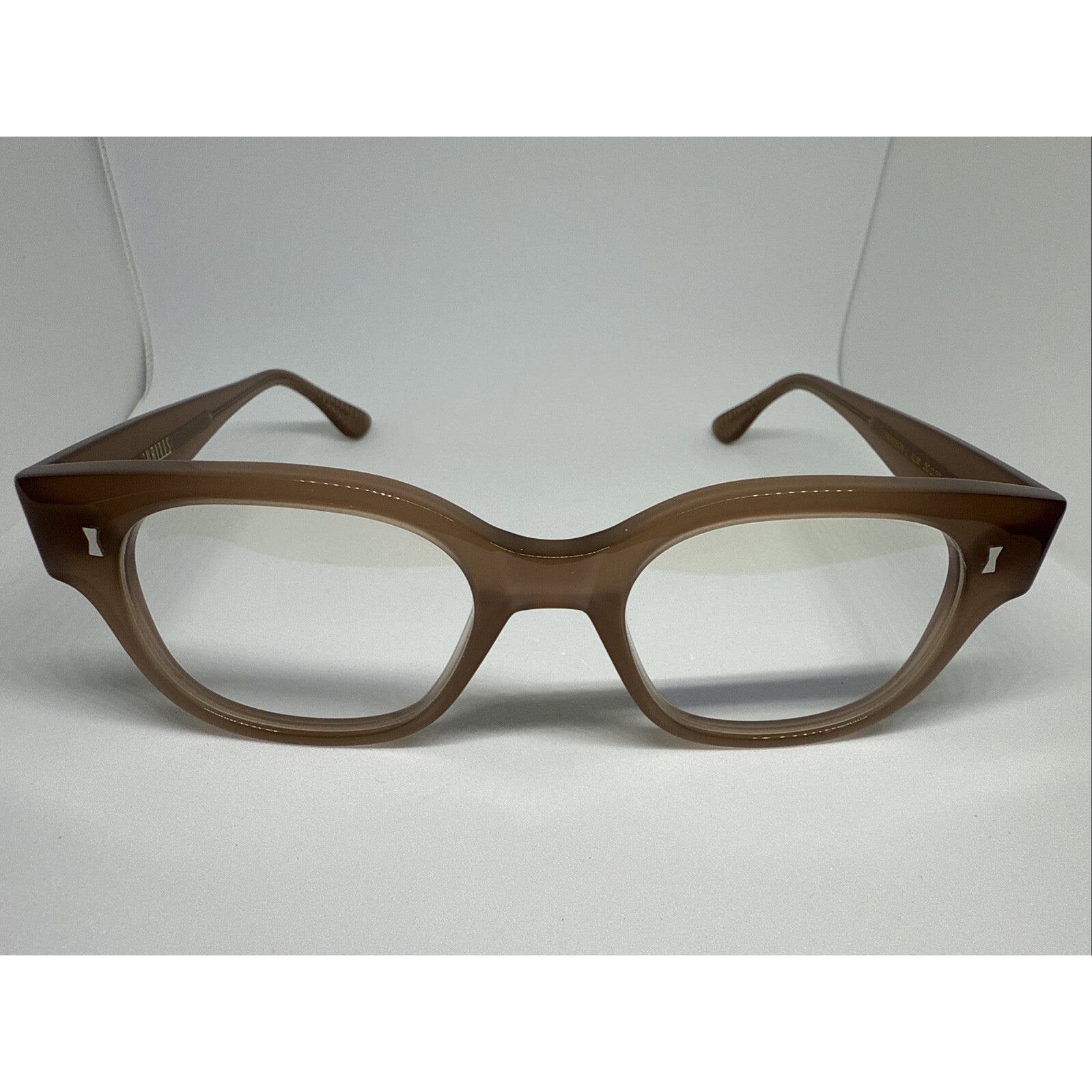 Cubitts Harrison Almond Clear Frame 50mm Eyeglasses