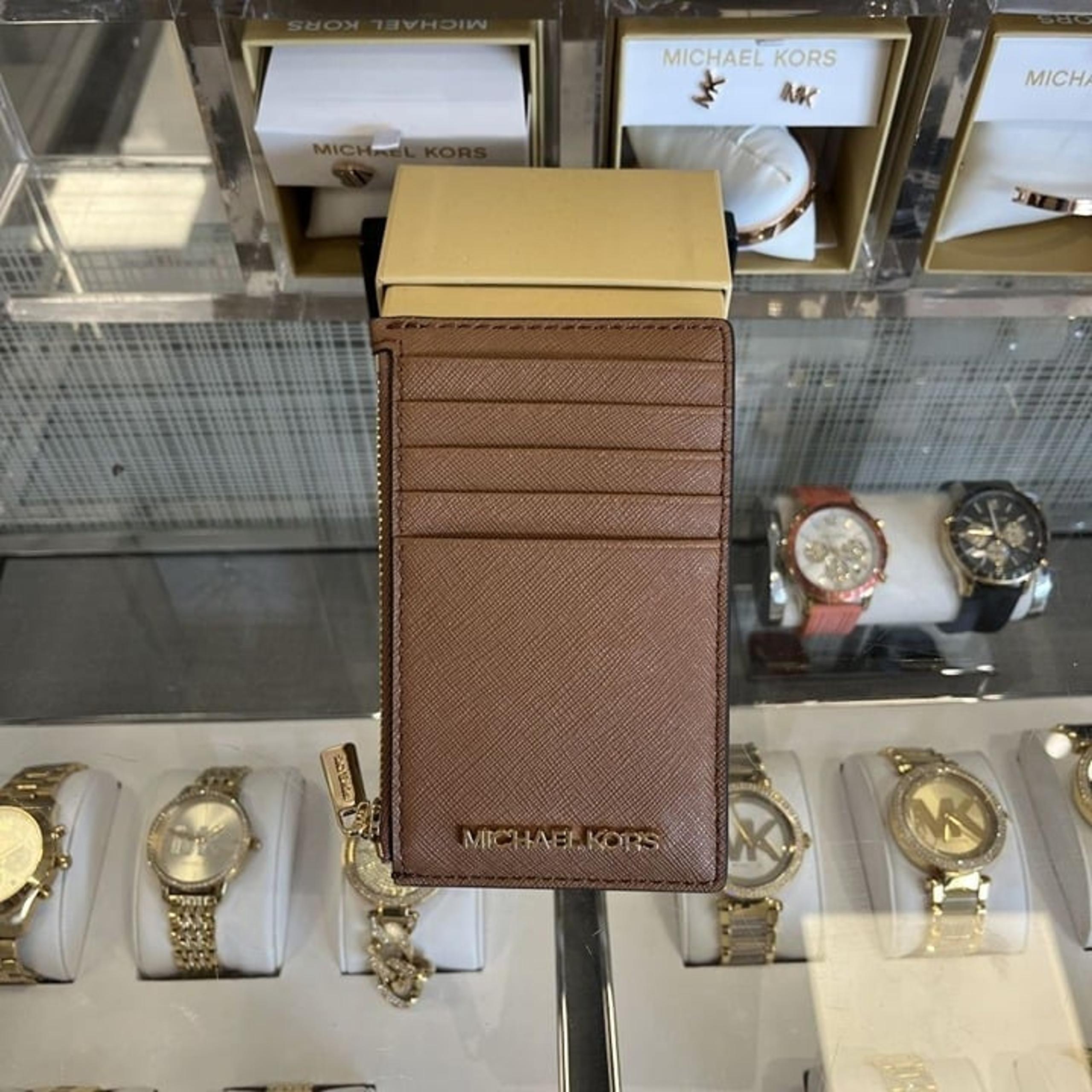 Jet Set Travel Medium Leather Card Case 35F2GTVD2L - Michael Kors