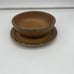 Vintage McCoy 1413 Brown CANYON MESA Pottery Bowl And Plate