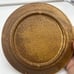 Vintage McCoy 1413 Brown CANYON MESA Pottery Bowl And Plate