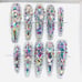 XXL MEDIUM - JEWELS-Gel Press on Nails