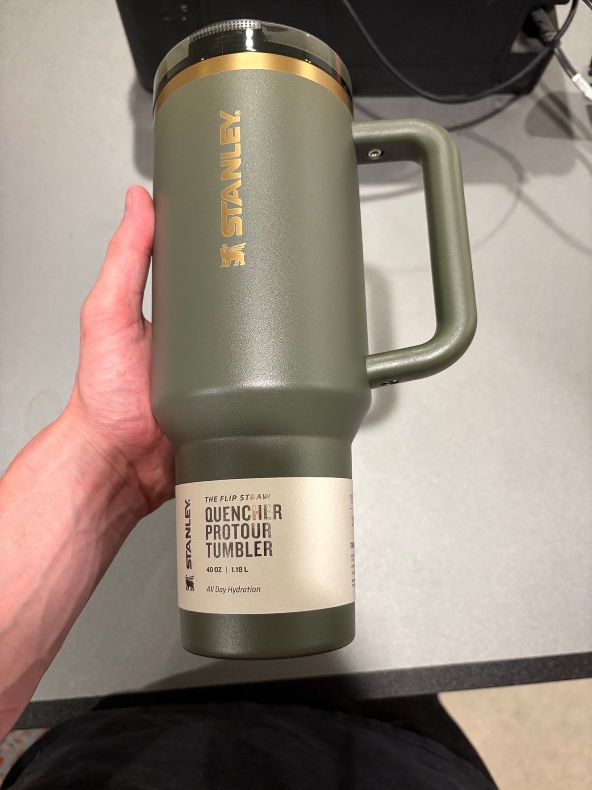 Stanley 40oz Cypress Green ProTour Flip Straw