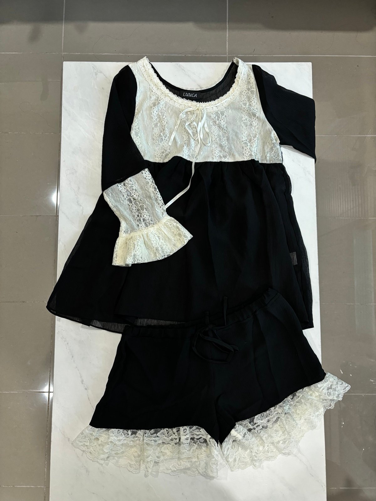 two piece lace set