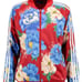 EUC Adidas Flower bomber Jacket Track
