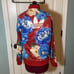 EUC Adidas Flower bomber Jacket Track