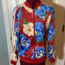 EUC Adidas Flower bomber Jacket Track