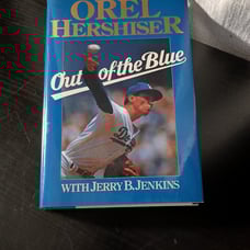 Out of the Blue by Orel Hershiser, SIGNED COPY (1989 Hardcover) Baseball