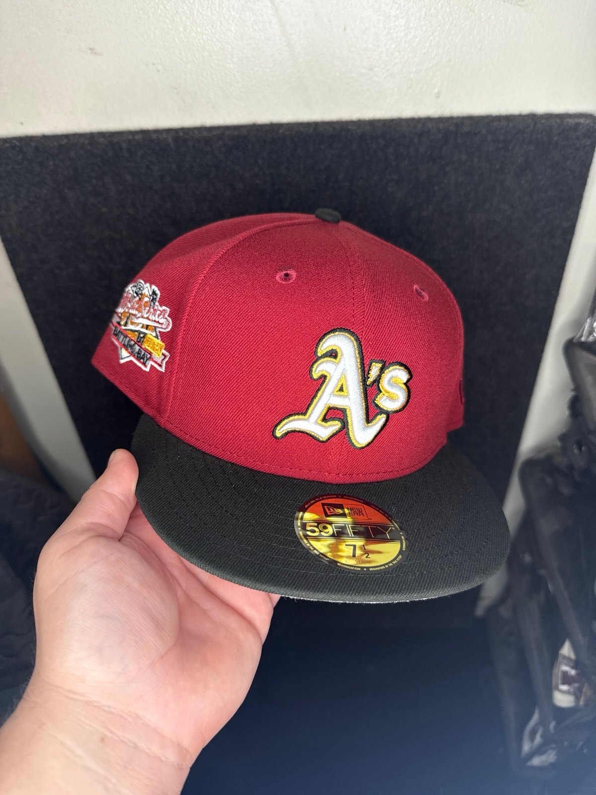 Oakland A’s New Era 5950 fitted hat size 7 1/2