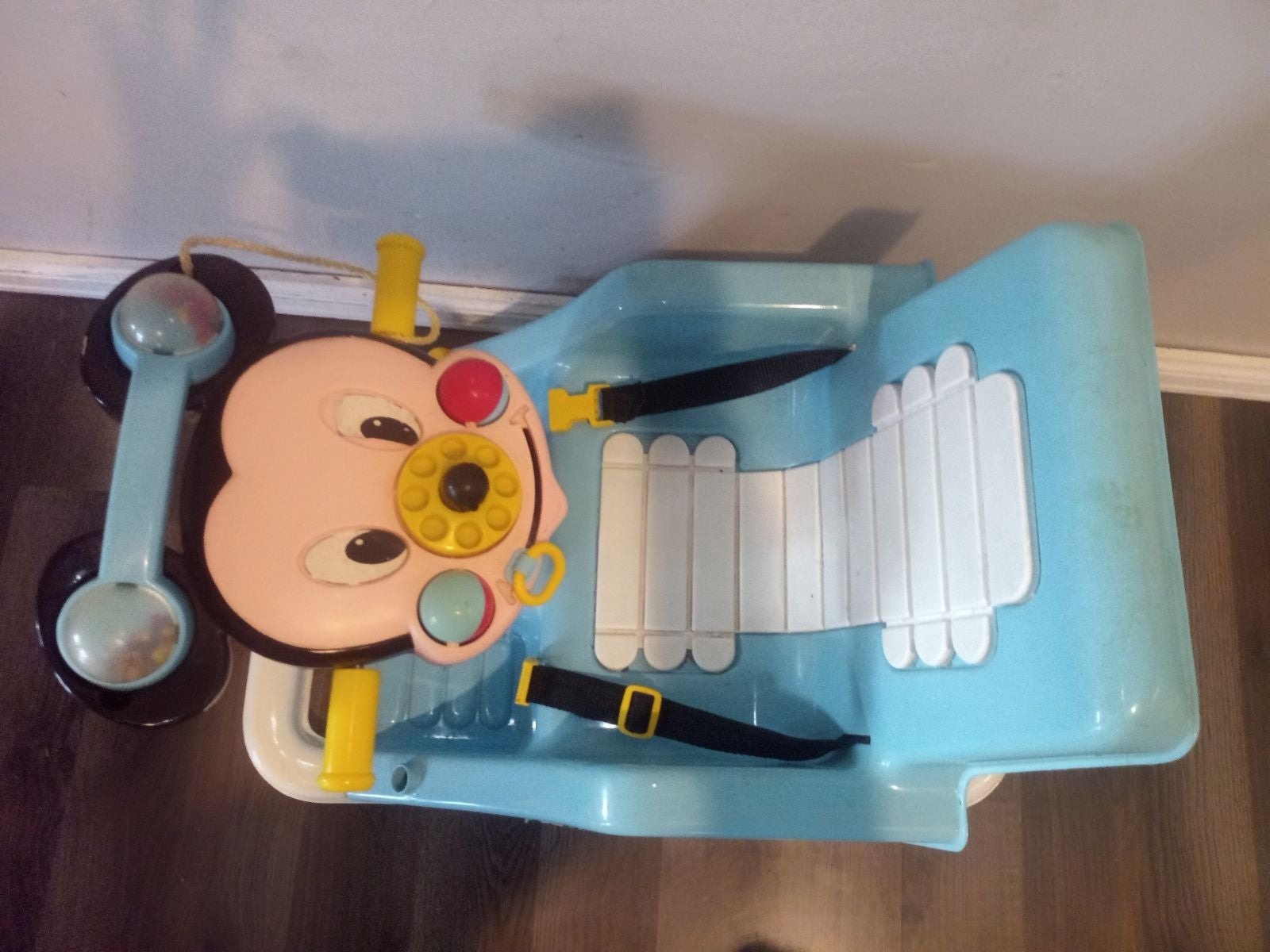 Vintage Mattel Mickey Mouse Baby Rocker Play Center walker