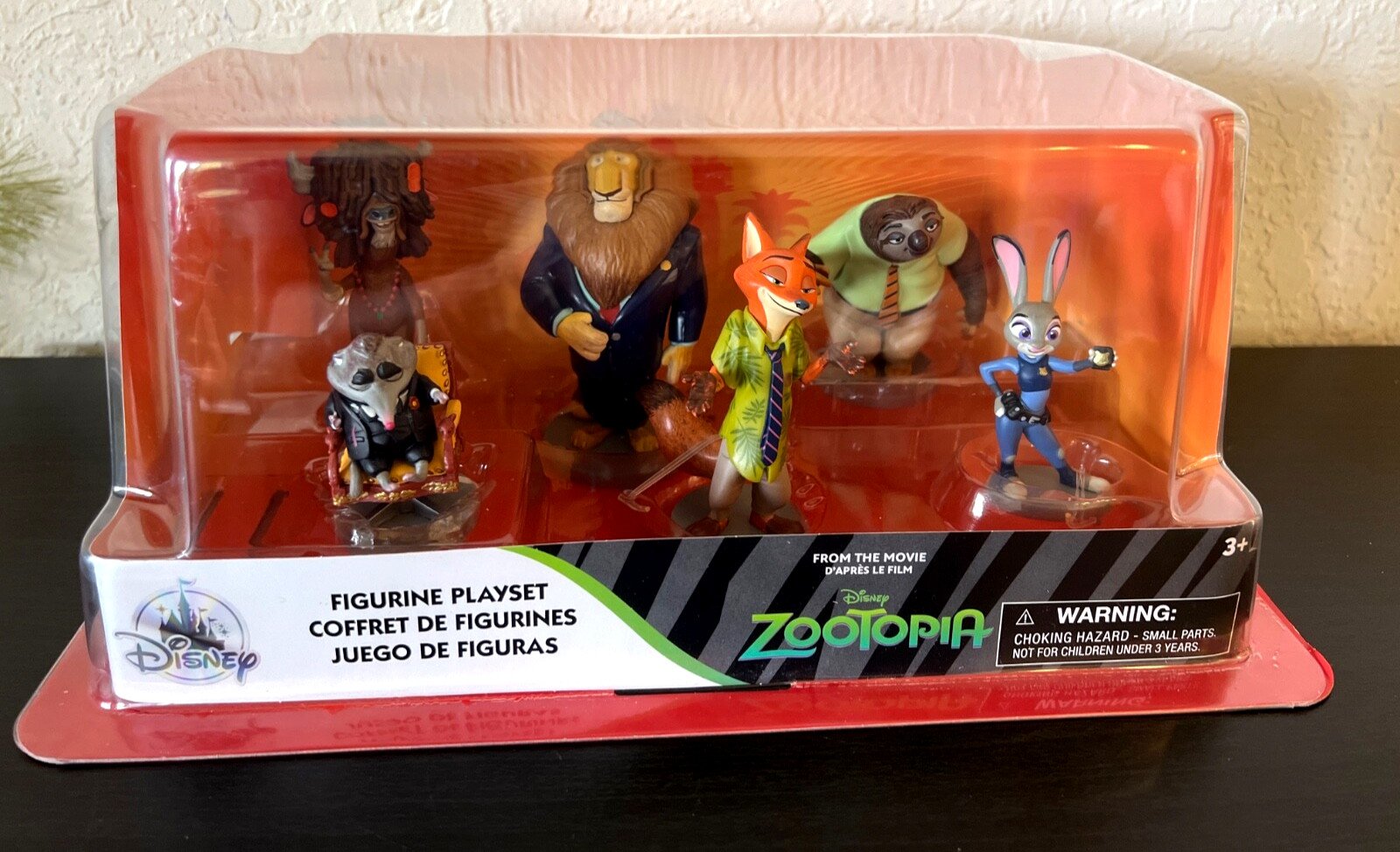 Disney Parks ZOOTOPIA Toy Play Set of 6 Figurine Judy Hopps, Nick Wilde++NEW