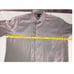 DKNY -MENS GREY STRIPPED BUTTON FRONT CLOSURE LONG SLEEVE 100%COTT SIZE X-LARGE