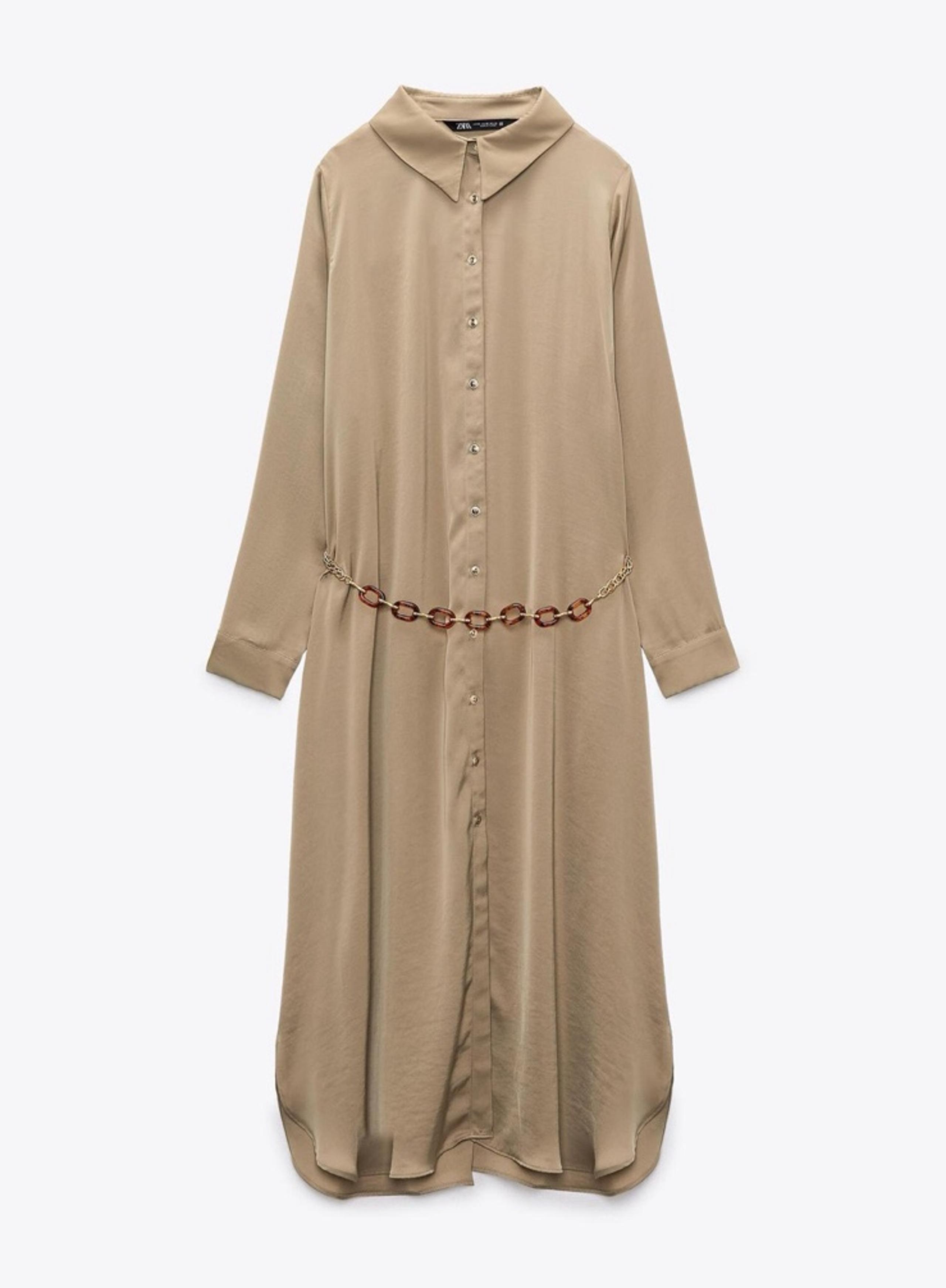 Zara women’s long sleeve midi dress size XS