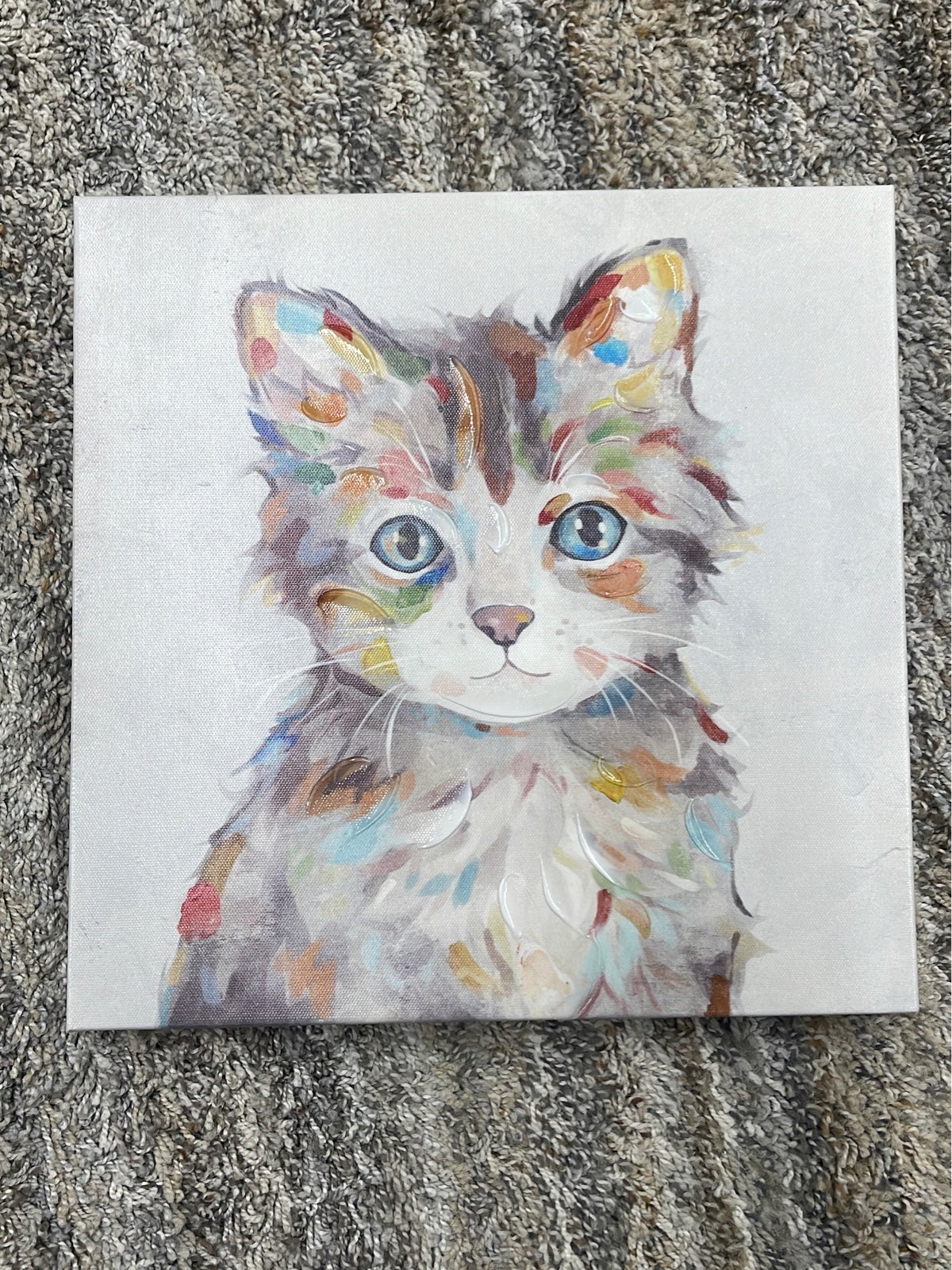 hot sale Kitten painted canvas wall decor Home hot sale Kitten painted canvas wall decor Home