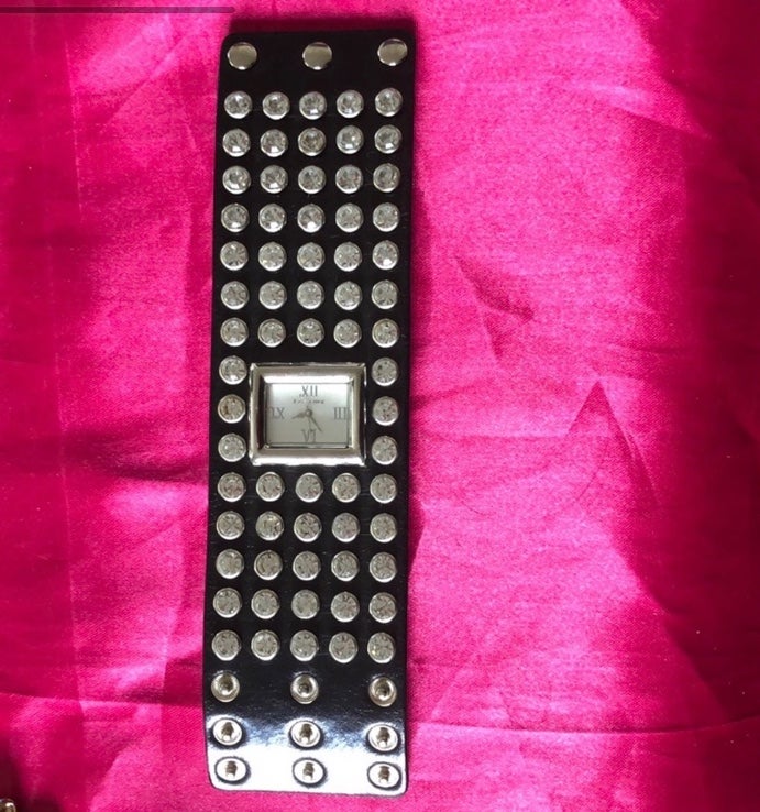 Betsey Johnson Vintage Cuff Watch Bracelet