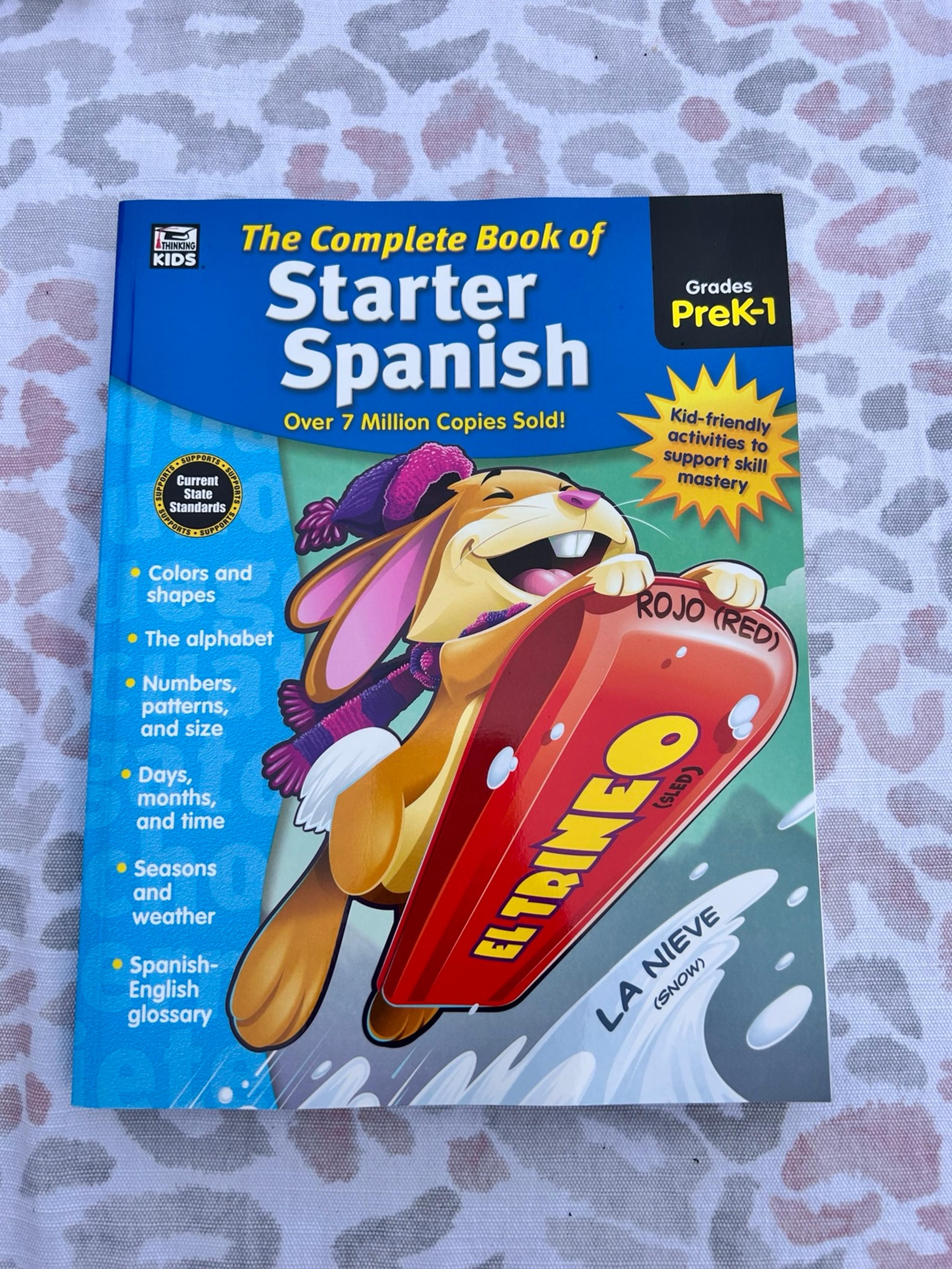 Carson Dellosa Education The complete book Of Starter Spanish NWT