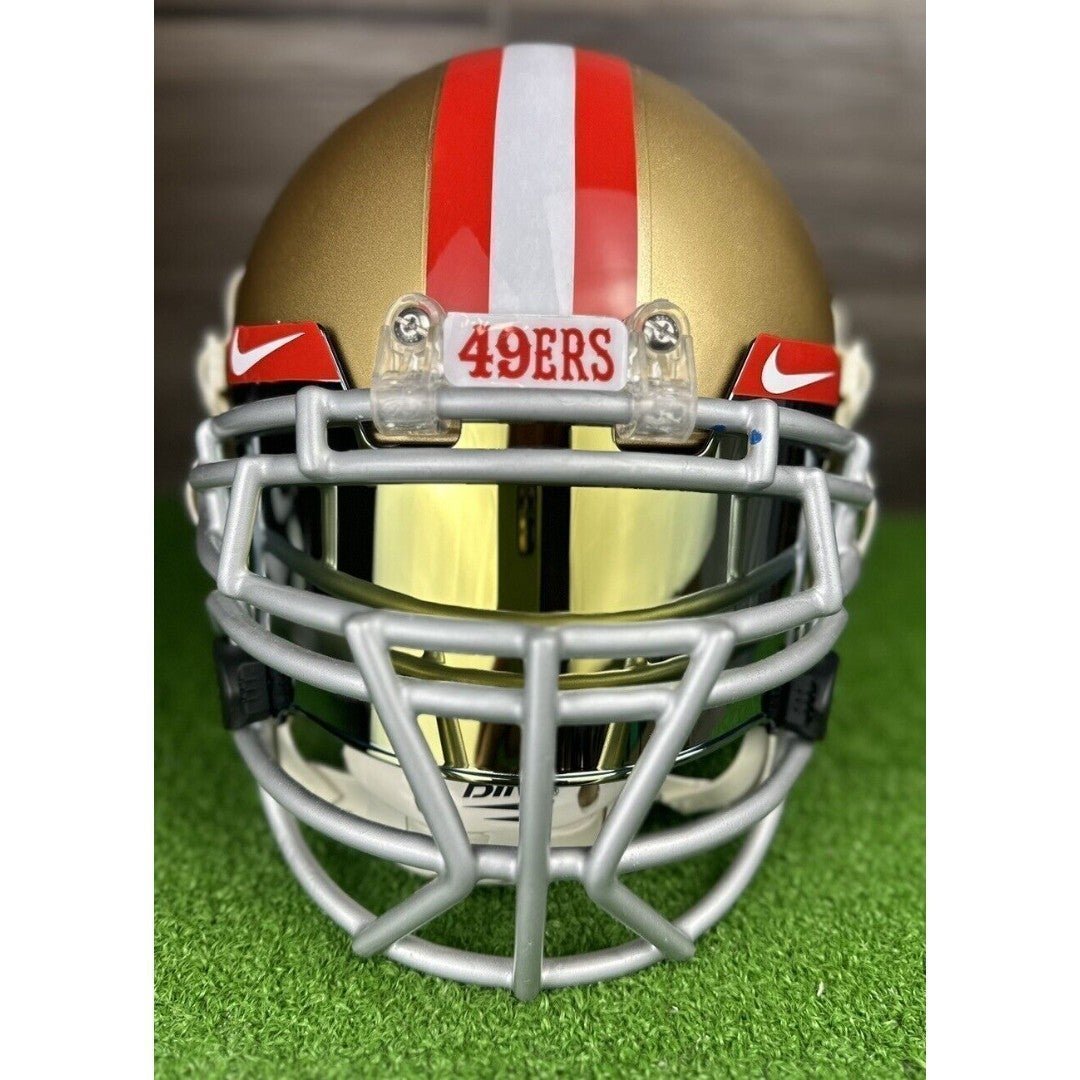 SAN FRANCISCO 49ers NFL Custom Full Size Football Helmet medium Adult medium