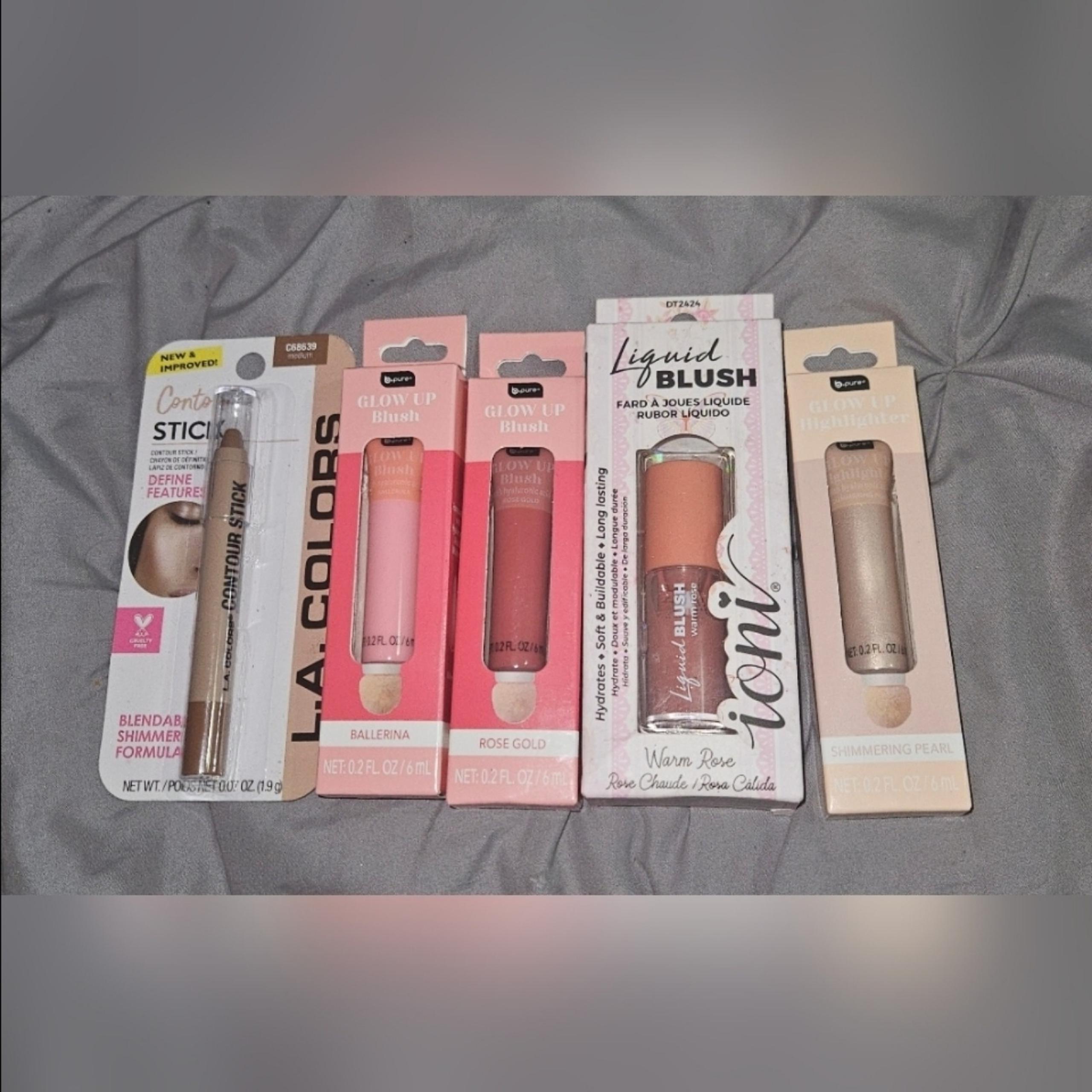 Liquid Blush, Liquid Highlighter, & Bronzer Stick Bundle BNIB