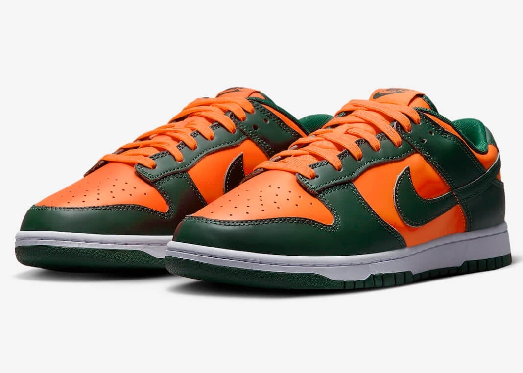 Nike Dunk Low 1s Miami Hurricanes NWT NIB
