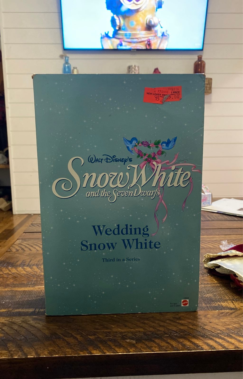 Vintage wedding snow white 1997 barbie