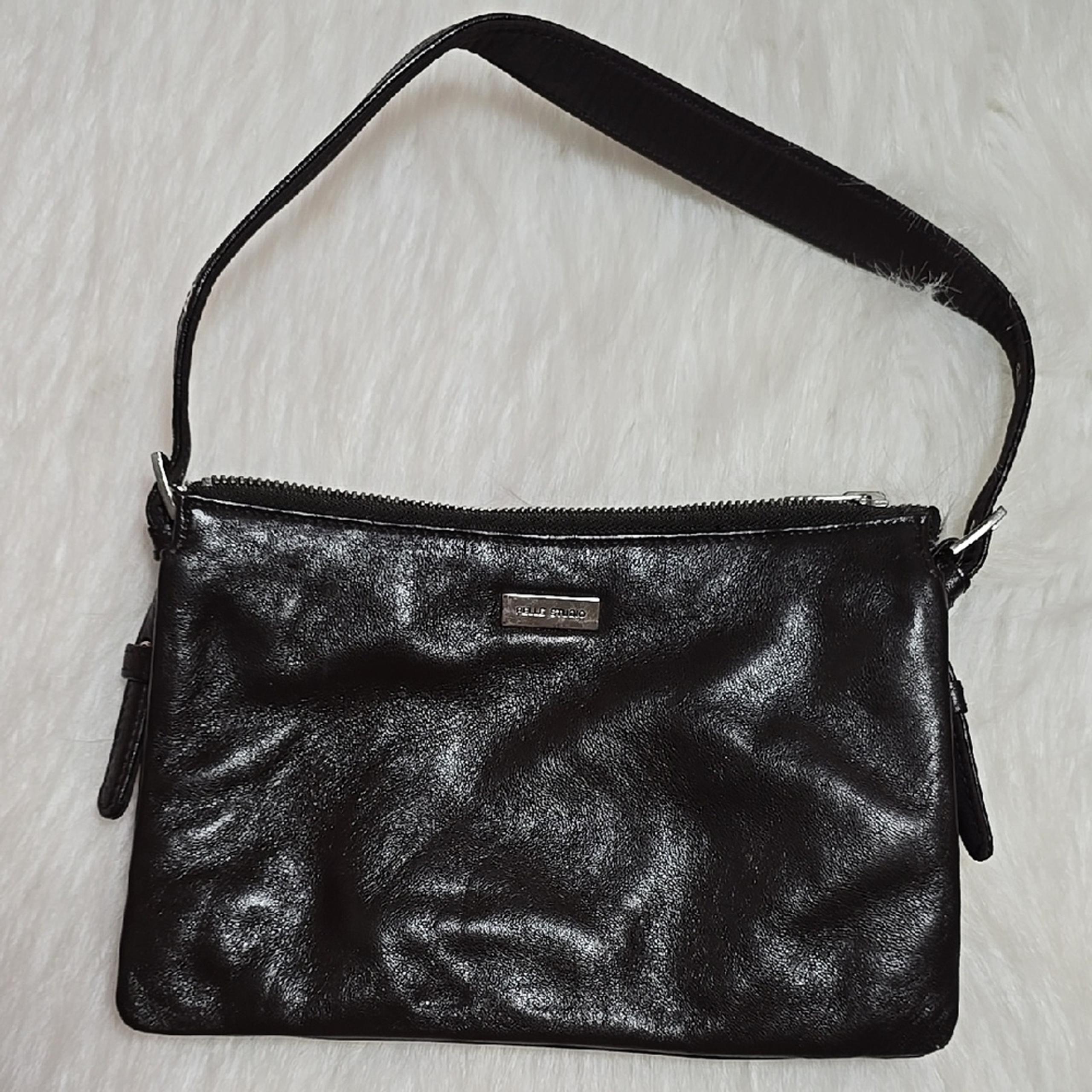 Vintage 90s Pelle Studio Wilsons Leather Brown Leather Handbag