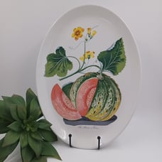 Vintage Portmeirion RAREST Pomona Amicua Melon Tray - 15 L x 11 W x 1.25 Thick