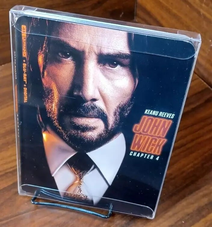 John Wick 4 (4K+Blu-ray) Slipcover w/PROTECTIVE SLEEVE-NEW-Free Box Shipping!