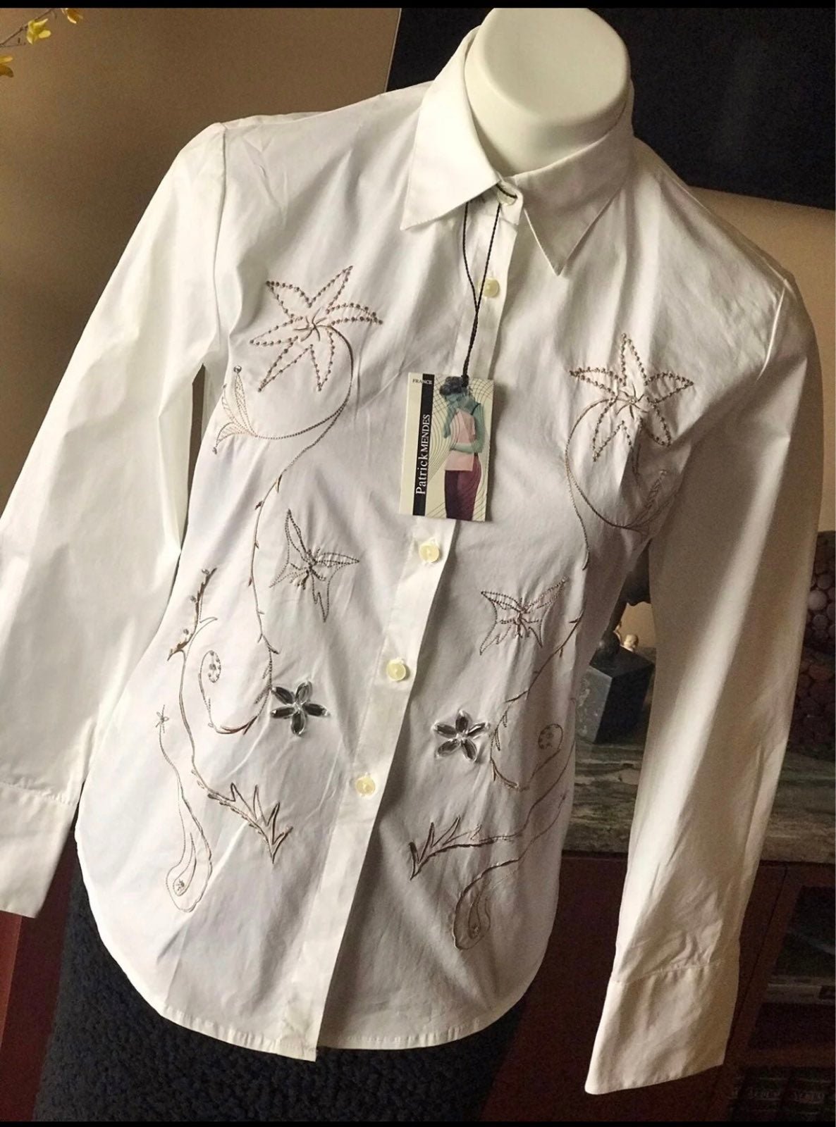 NWOT PATRICK MENDES France Shirt s42 (fit s M)