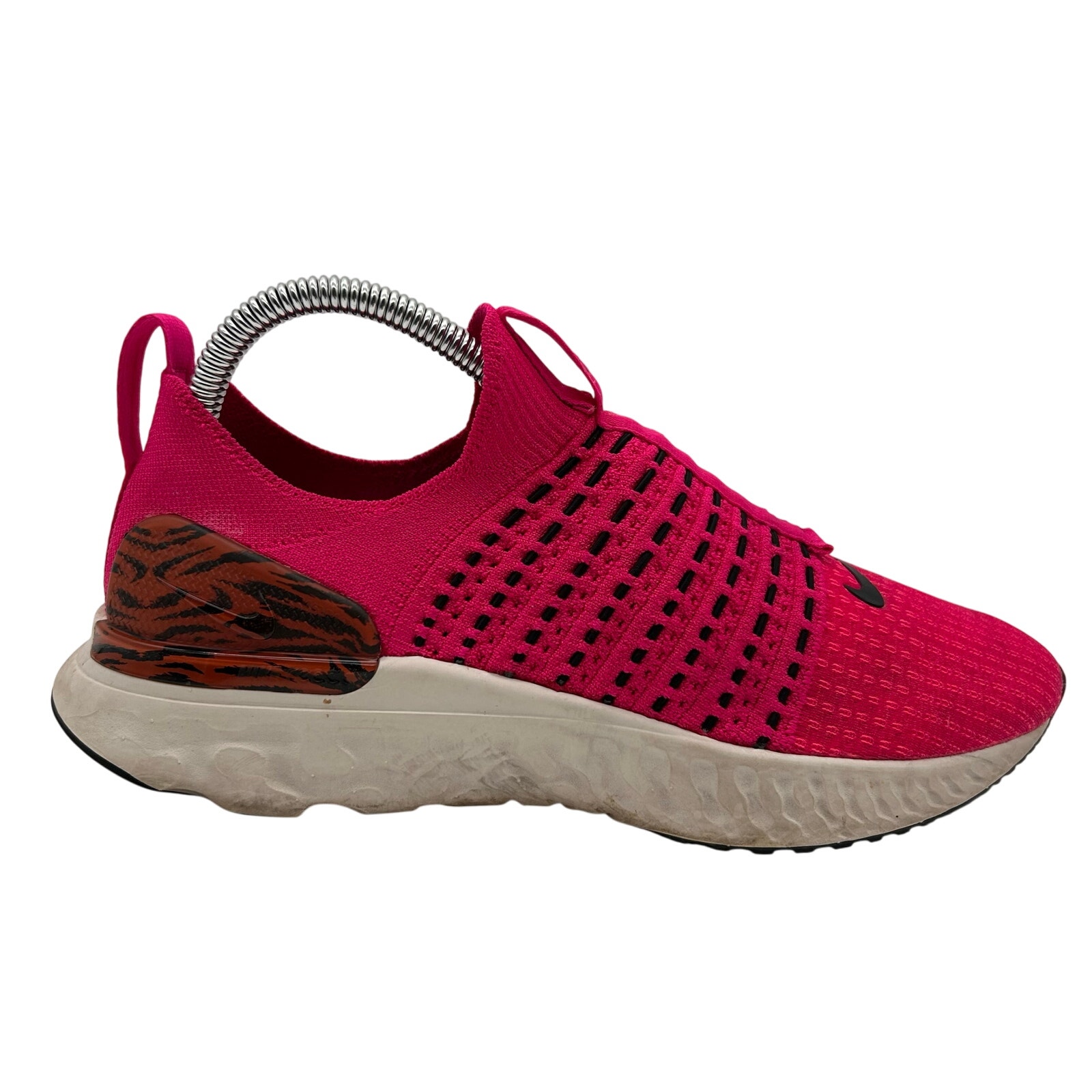 Nike React Phantom Run Flyknit 2 Sneakers Women's 8 Pink Athletic Running Shoes