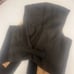 vintage black vest / waist coat