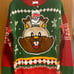NWT Pokémon center Greedent Red & Green Knit Sweater - Adult Small