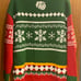 NWT Pokémon center Greedent Red & Green Knit Sweater - Adult Small
