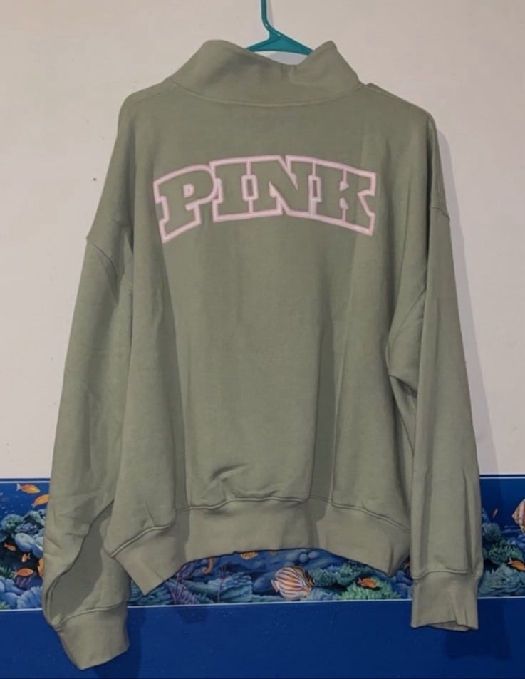 Victoria’s Secret pink quarter zip sweatshirt